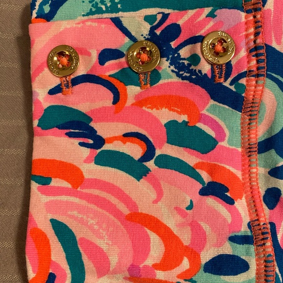 Lilly Pulitzer Coral and Blue Mini Dress - Picture 7 of 14